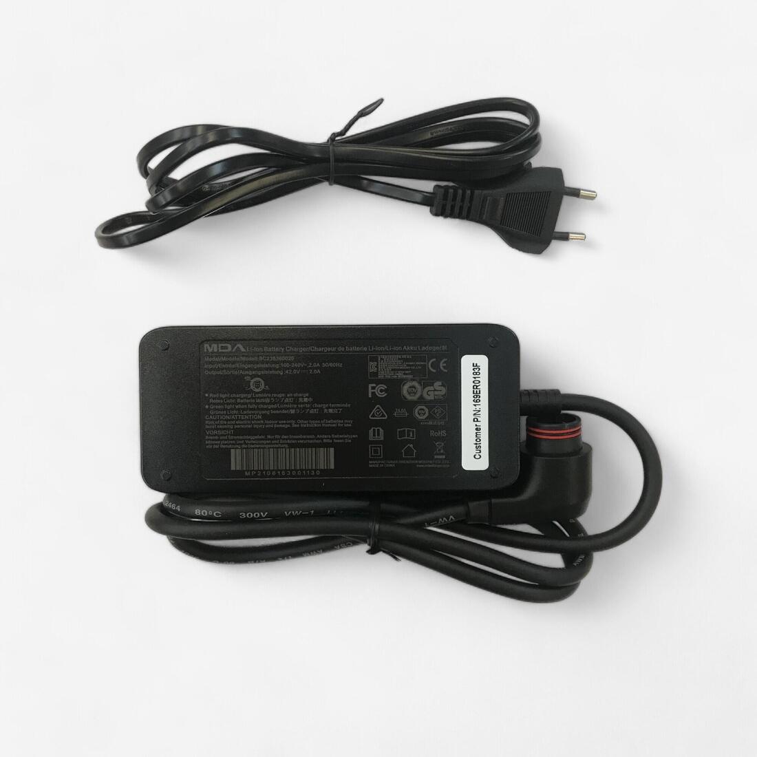 Chargeur 36v 2a batterie interne dk-17
