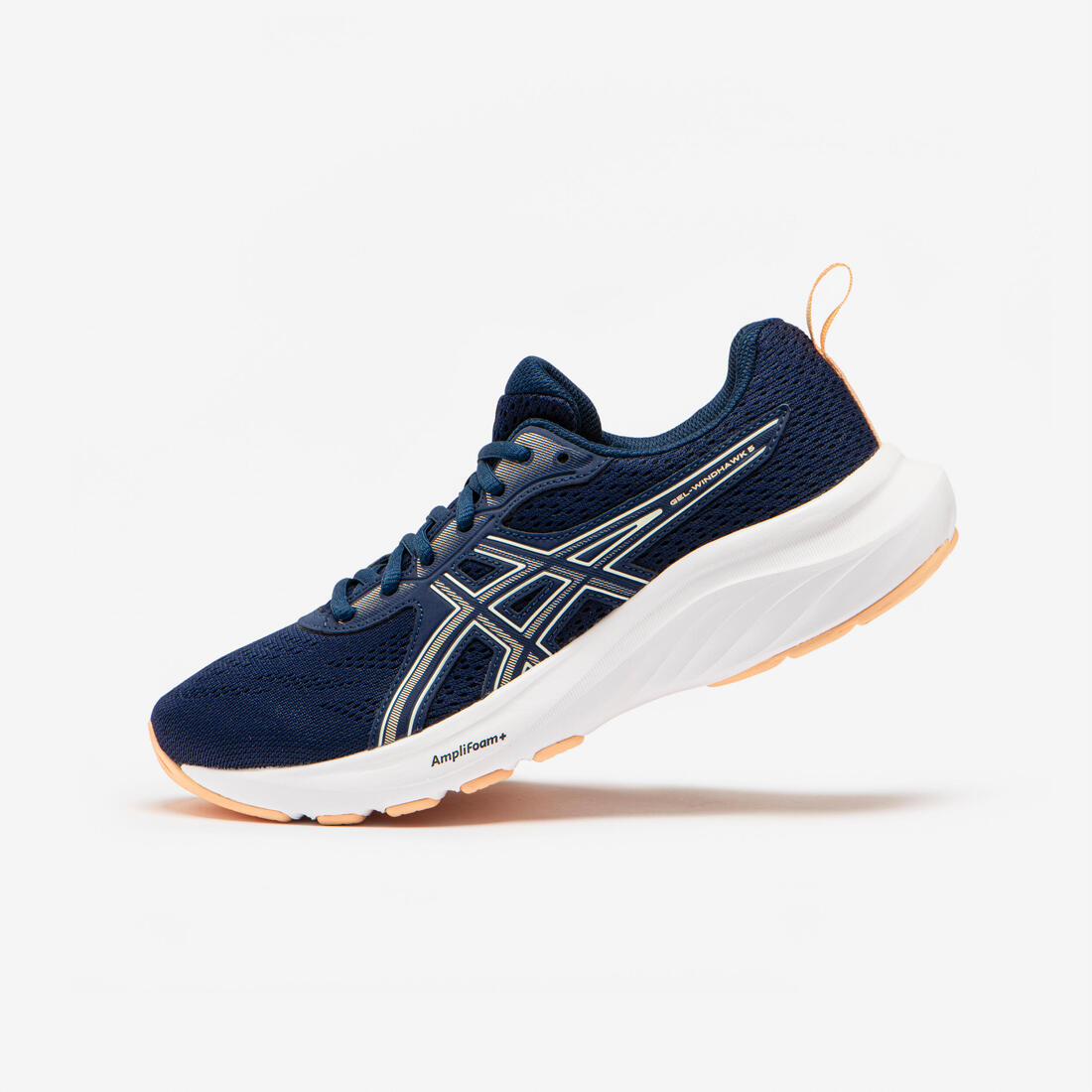 CHAUSSURE DE RUNNING FEMME ASICS GEL-WINDHAWK NOIR/CORAIL