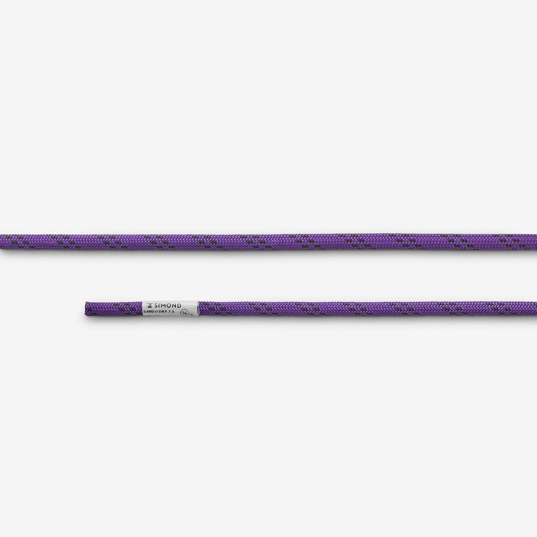 Corde a double dry 7.5 mm x 20 m - rando dry violette