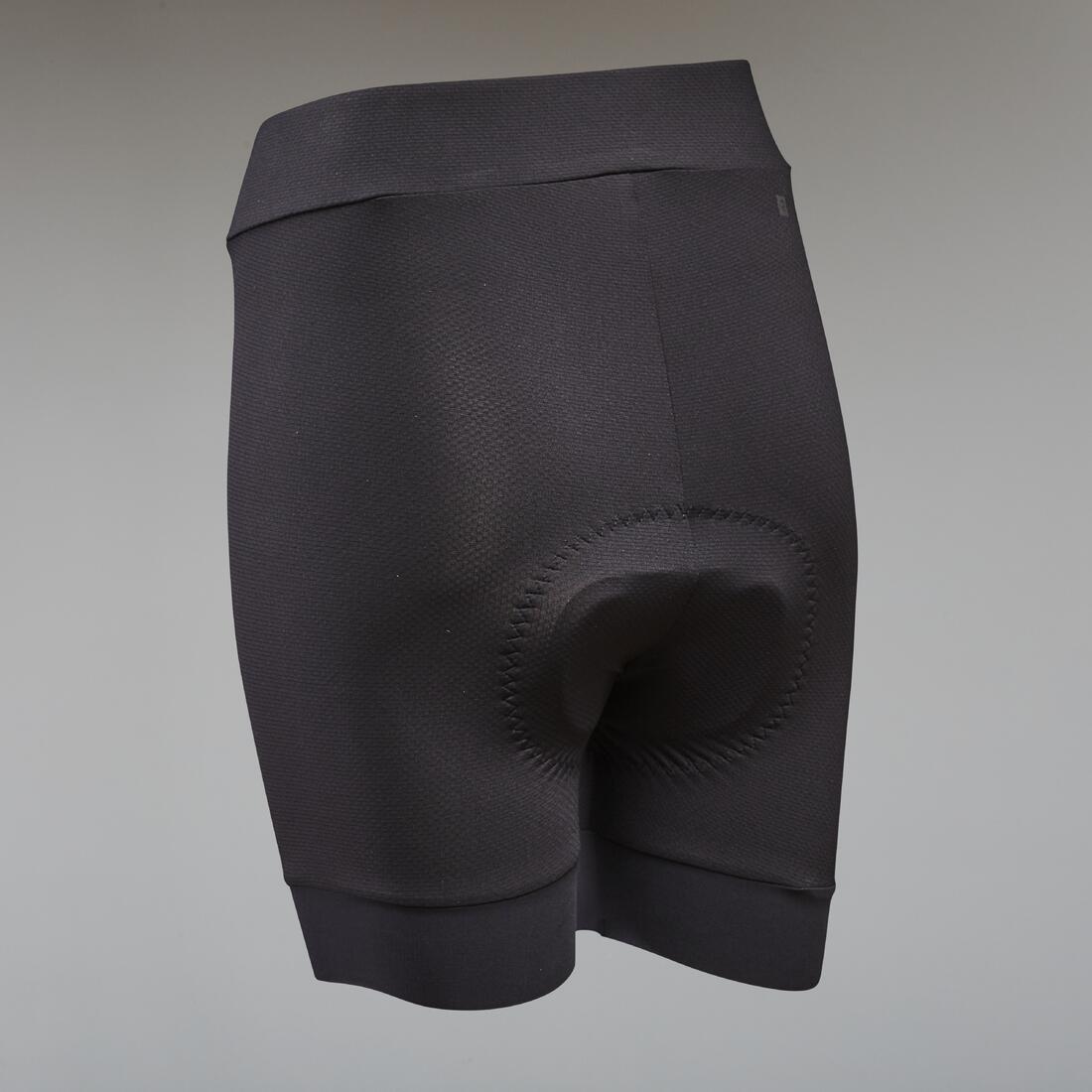 Sous short velo vtt confort 500 femme noir
