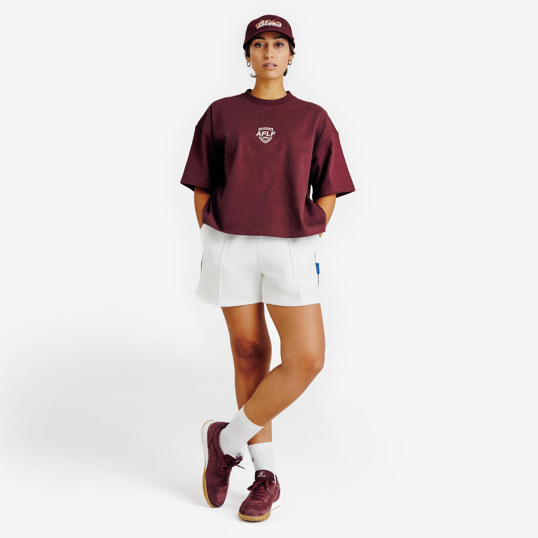 T-shirt crop graphique femme, Heritage
