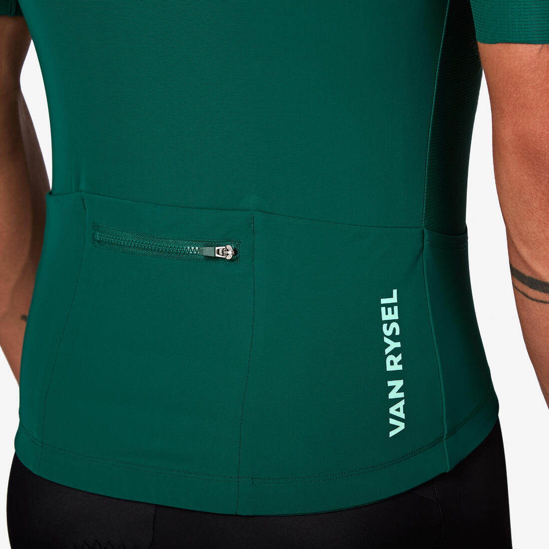 Maillot manches courtes de vélo de route très ajusté unisexe - RCR-R 2