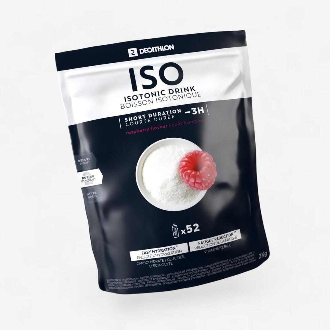 Boisson isotonique poudre ISO framboise 2kg – 8518573
