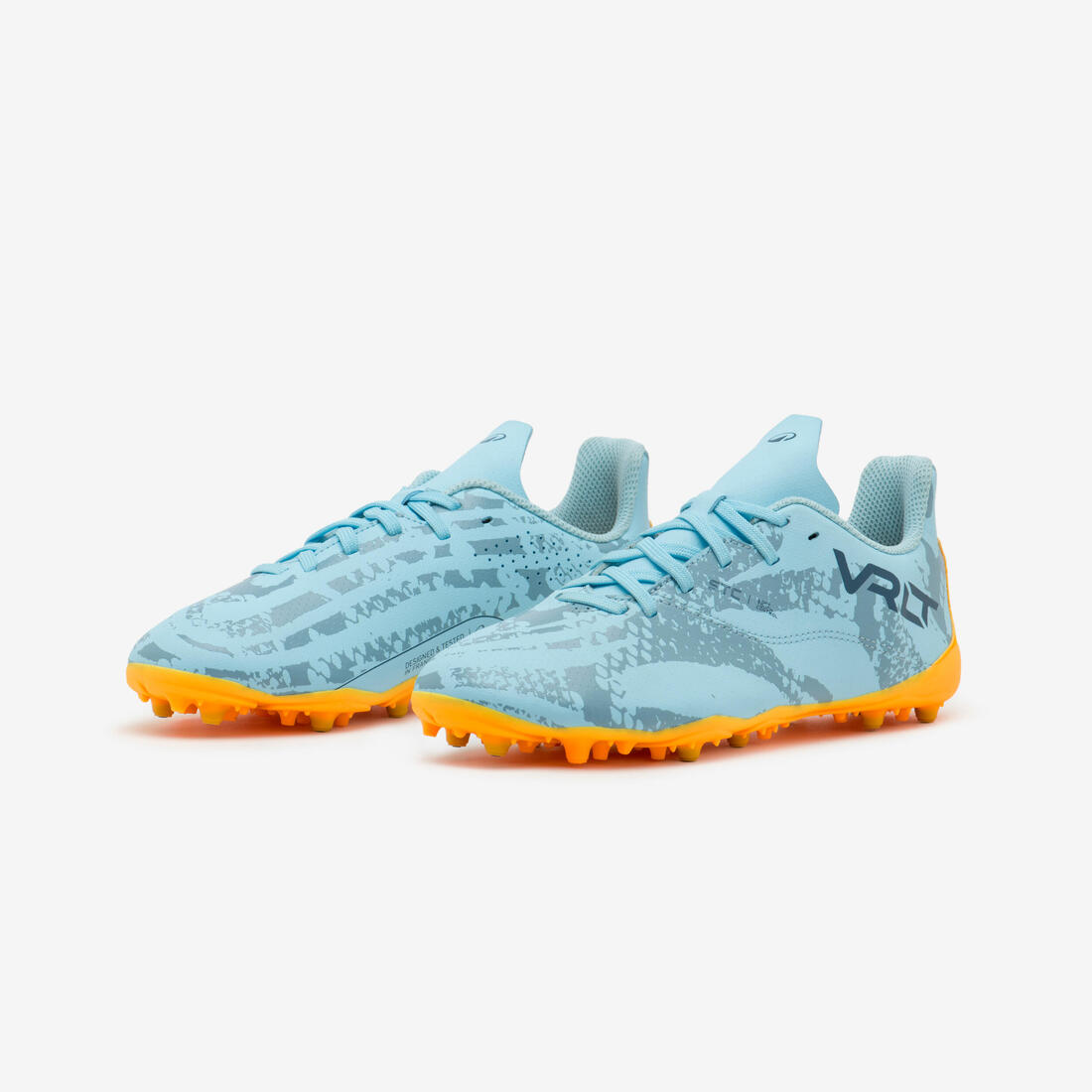 CHAUSSURES DE FOOTBALL ENFANT A LACETS VIRALTO I MG/AG NEBULA