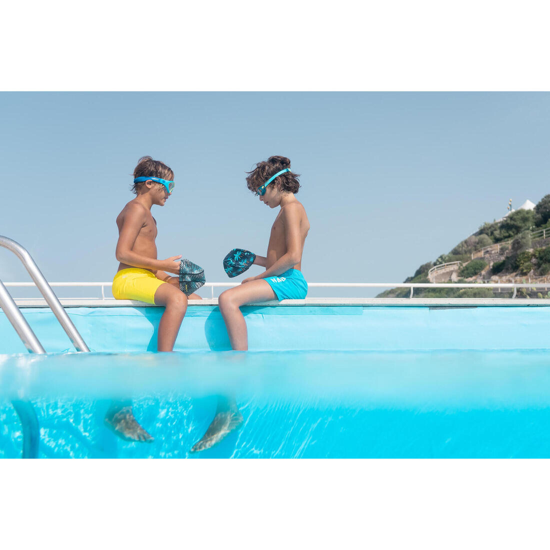 Short de bain natation Garçon - 100