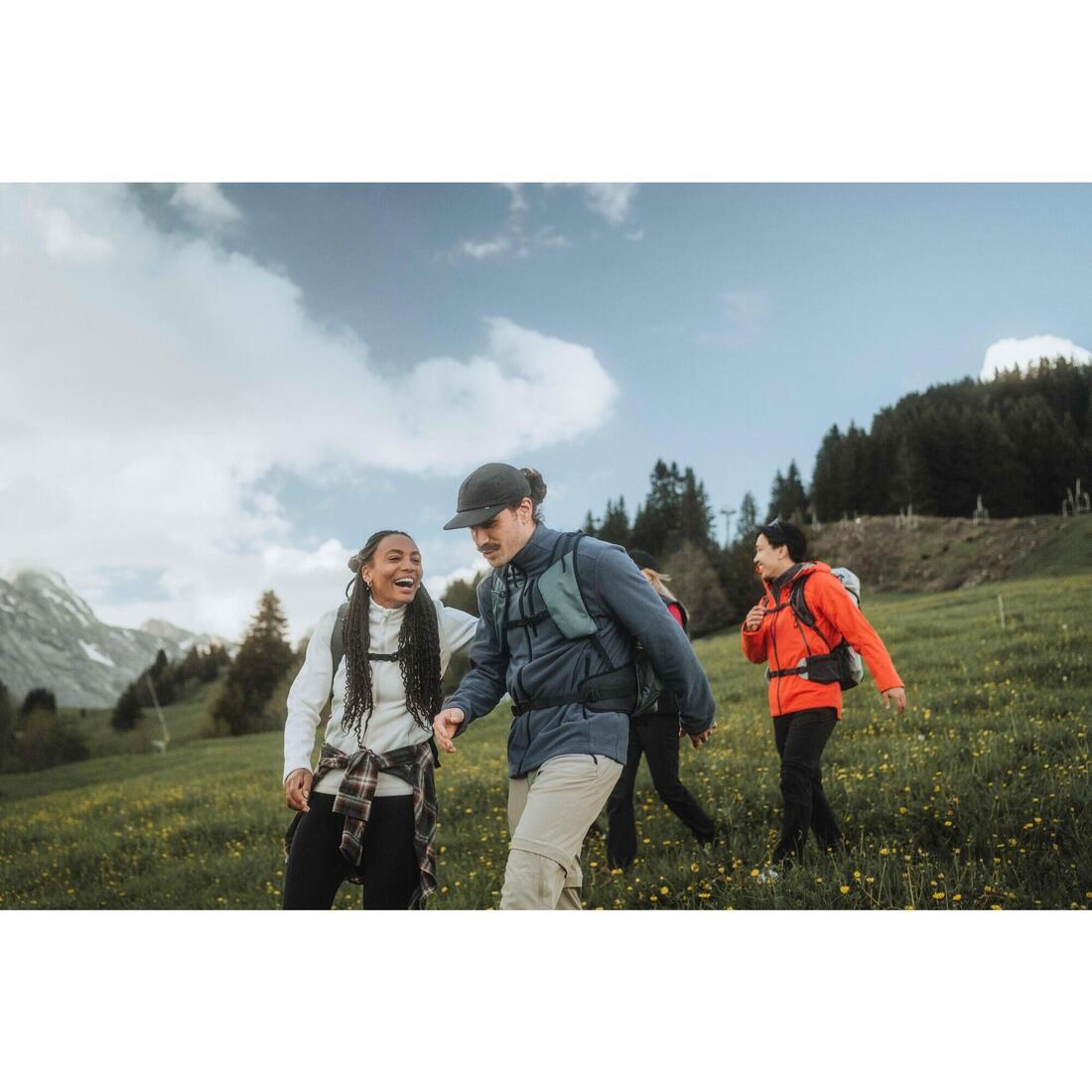 Polaire de randonnée montagne homme, MH500 full zip