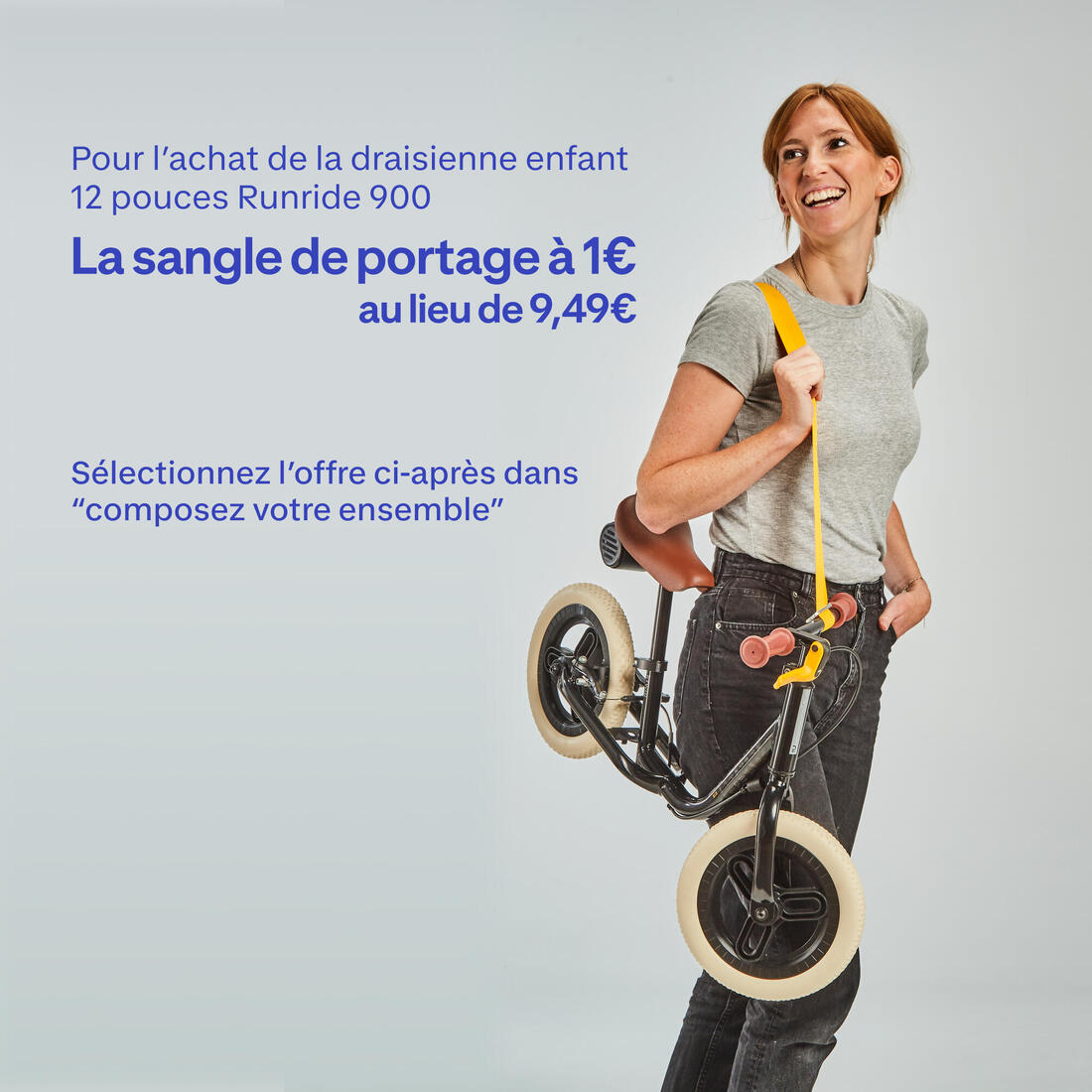 DRAISIENNE ENFANT 12 POUCES RUNRIDE 900 ALU