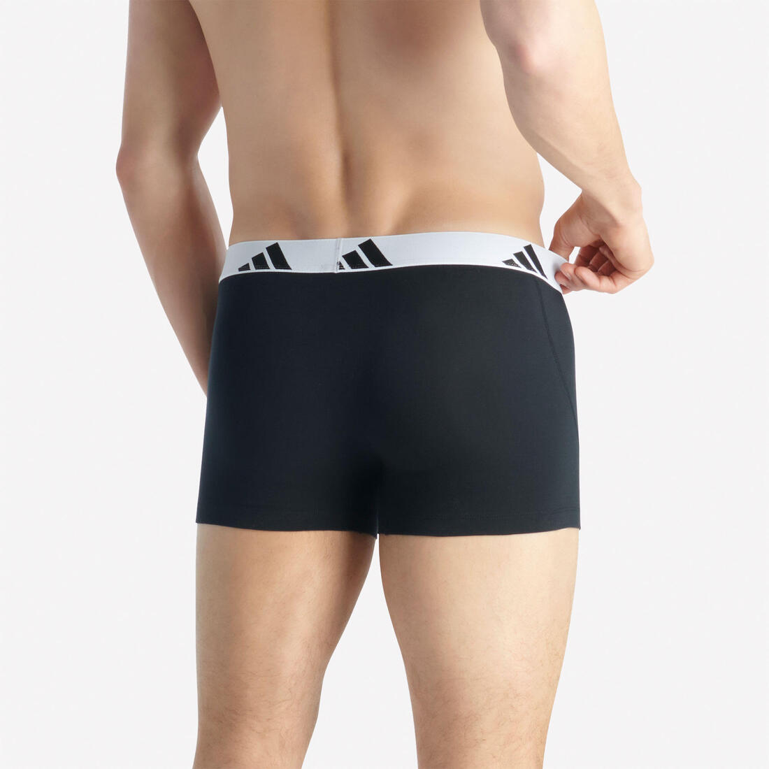 Lot de 2 boxers homme, noir et blanc