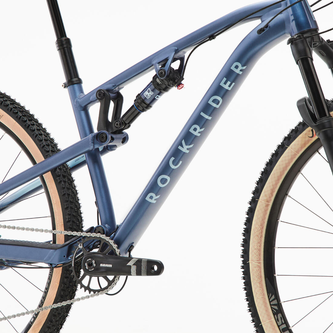 Vélo vtt xc cross country race 700 s bleu - cadre aluminium