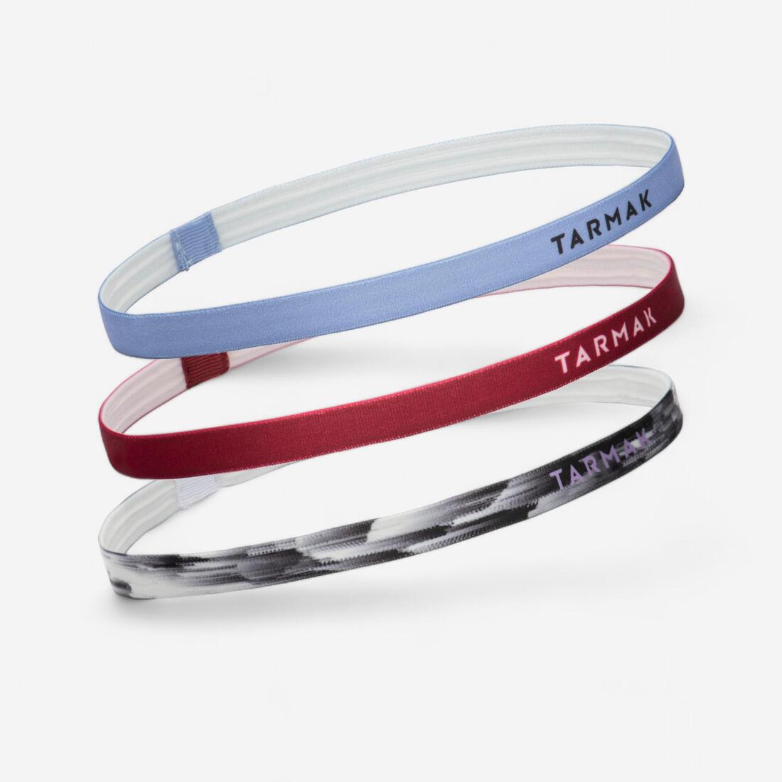 LOT BANDEAUX CHEVEUX DE BASKETBALL FEMME NOIR MENTHE