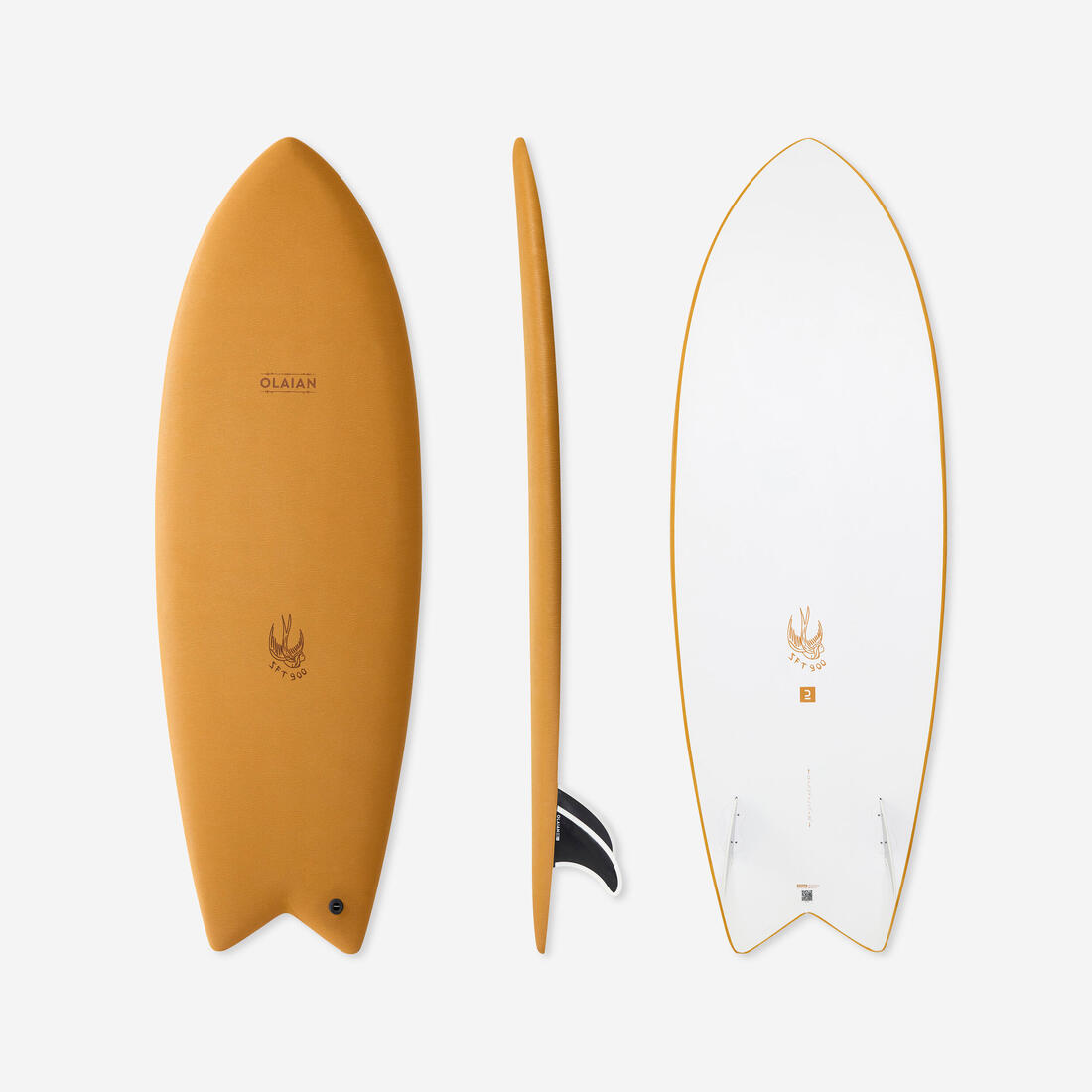 SURF 900 EPOXY SOFT 5'6 - livré avec 2 ailerons – Default
