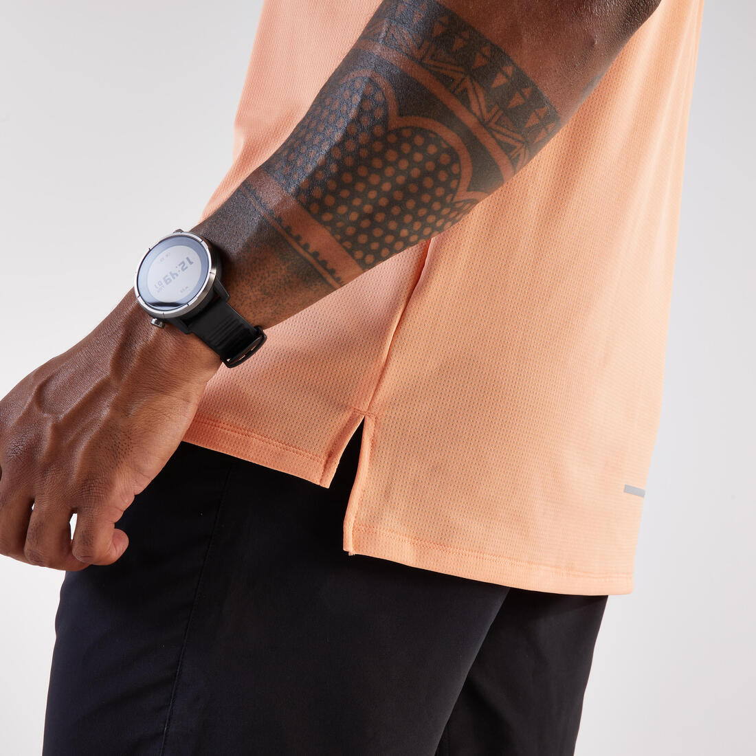 T-shirt de running respirant homme - kiprun run 500 dry