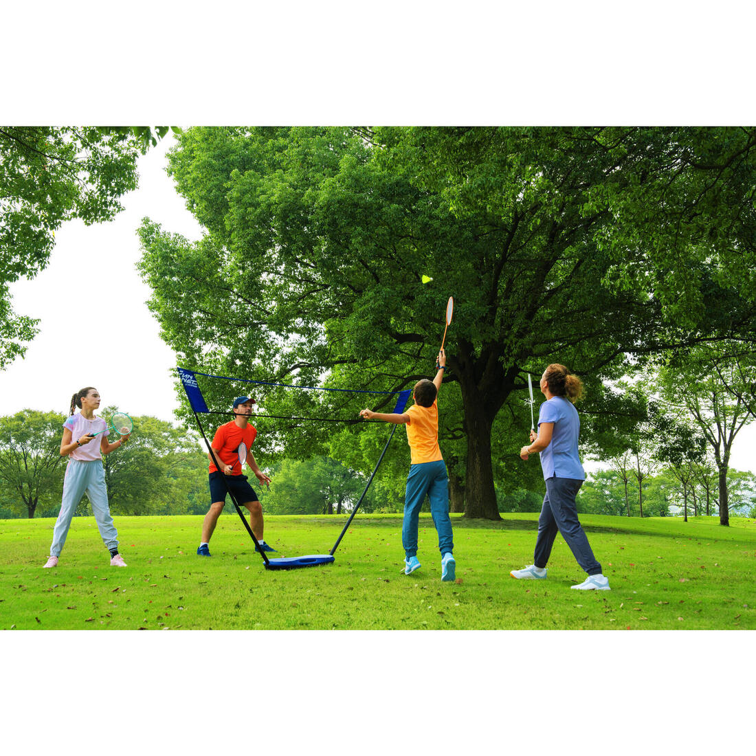 Kit Filet de Badminton Fun 3 Mètres - Bleu Roi