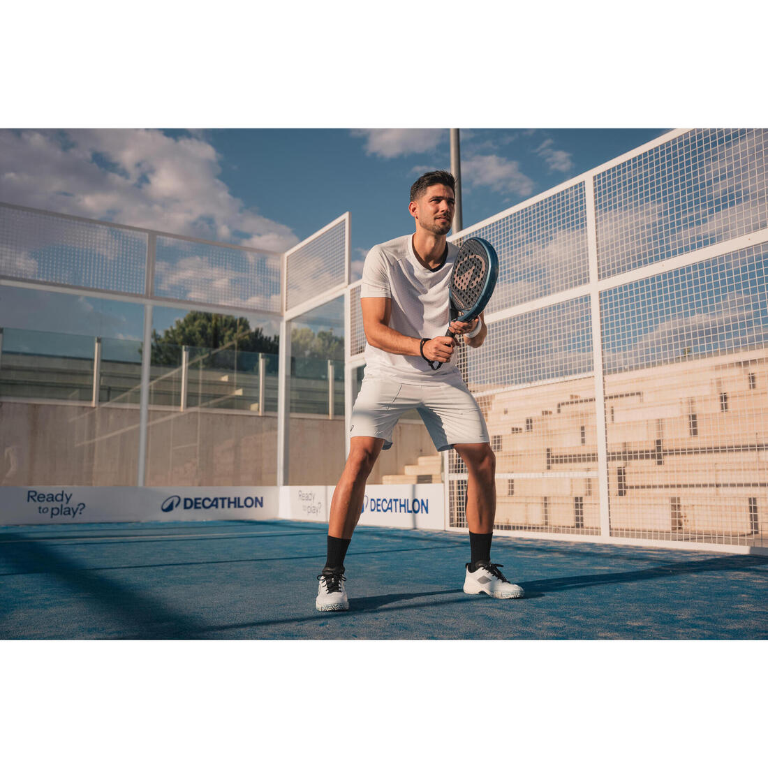 T-shirt de padel manches courtes technique Homme - 900