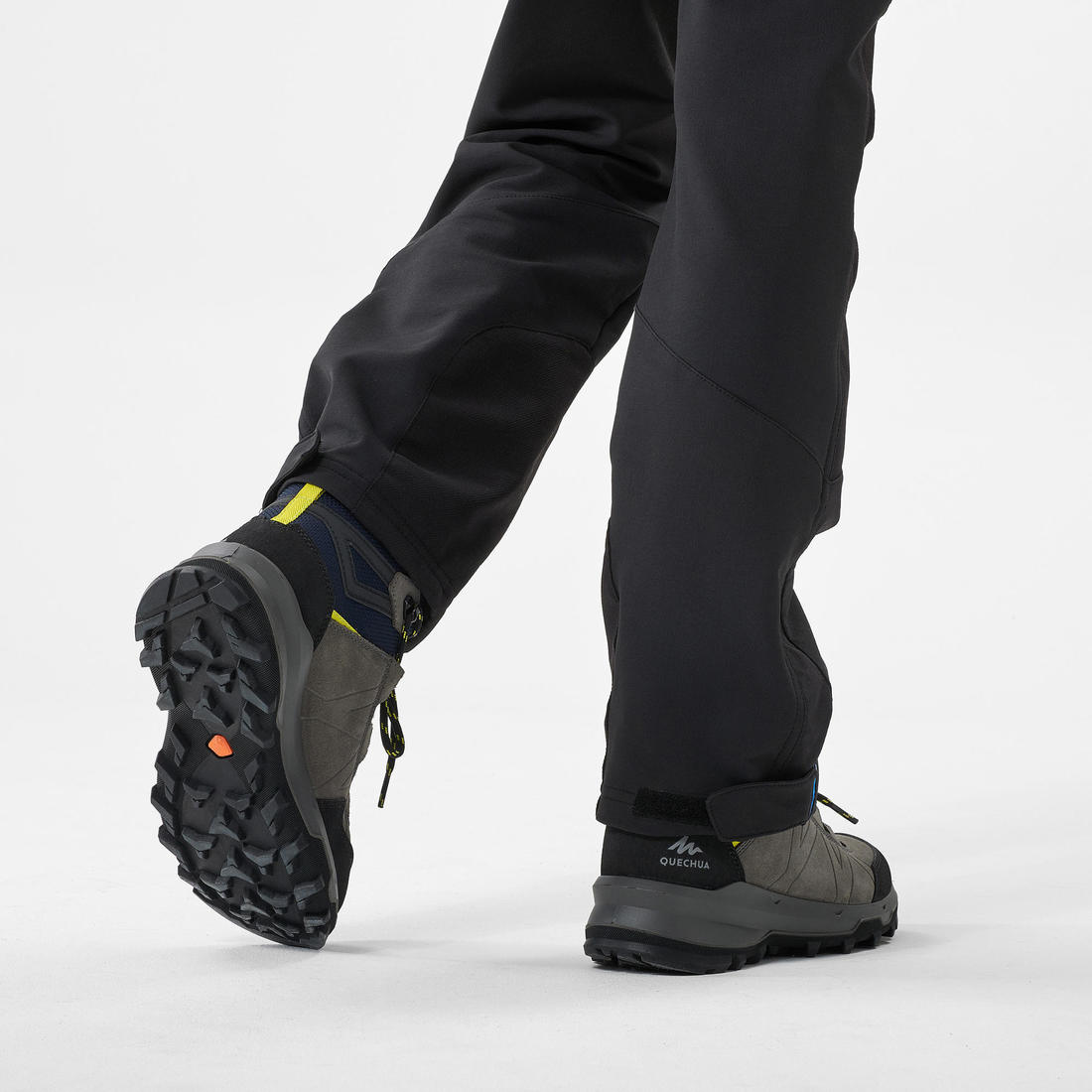 Chaussures de randonnée hautes imperméables 28 au 39 enfant, MH900