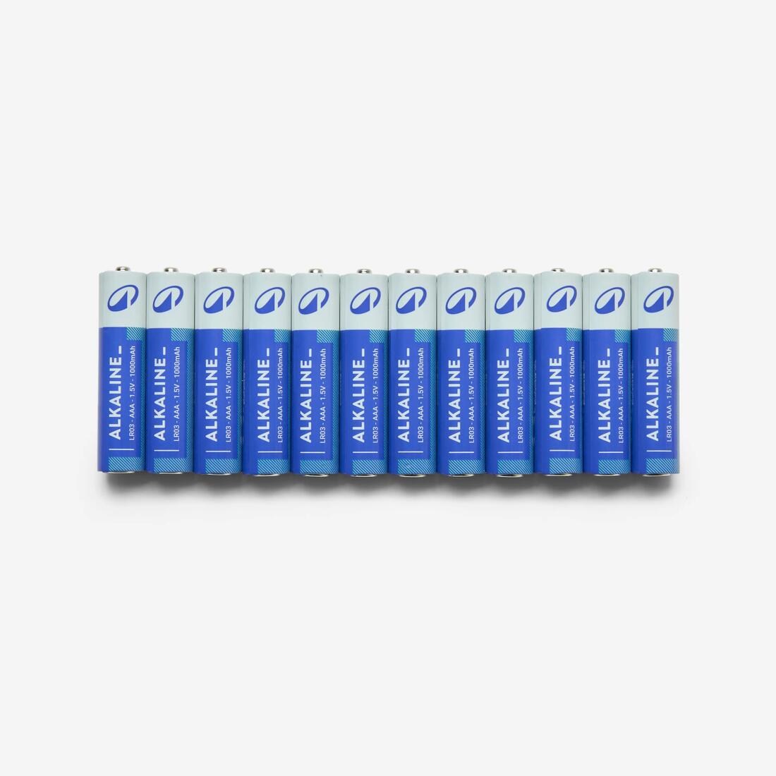 LOT DE 12 PILES ALCALINES LR03 - AAA