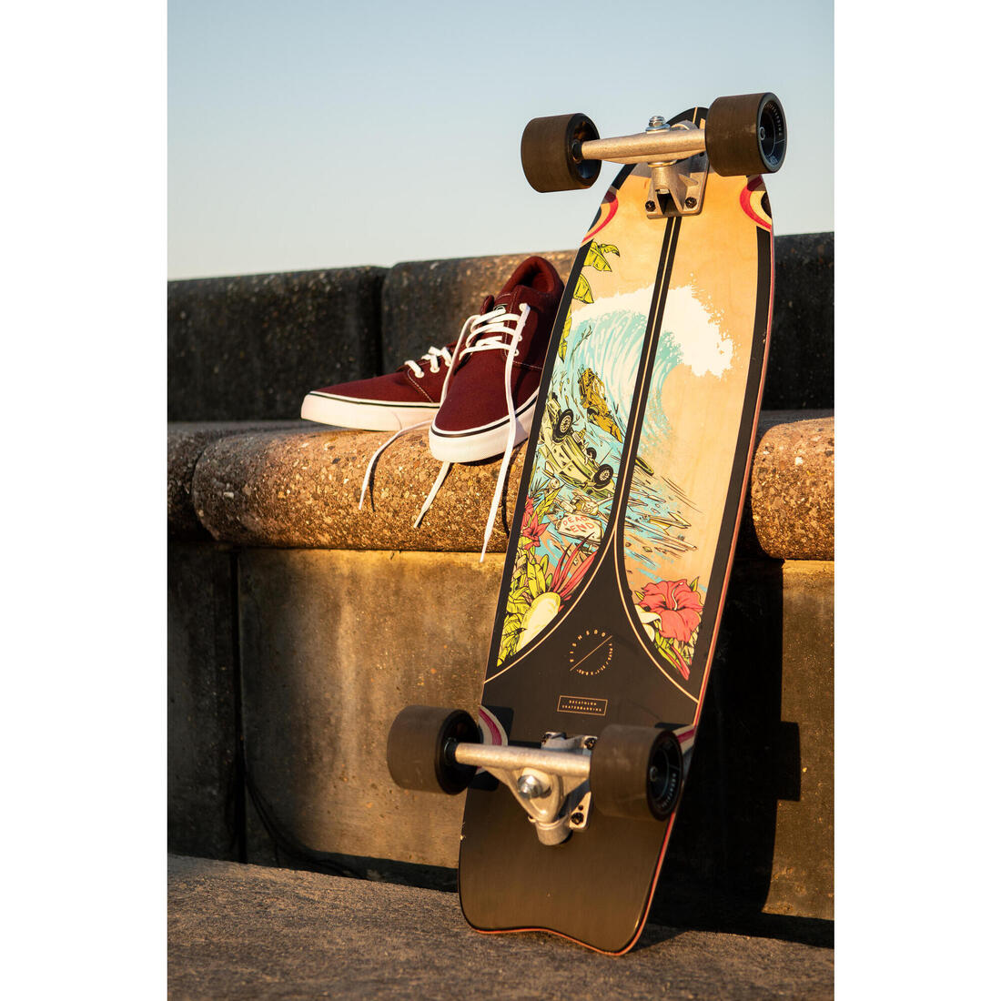 LONGBOARD FISH 500 NOIR