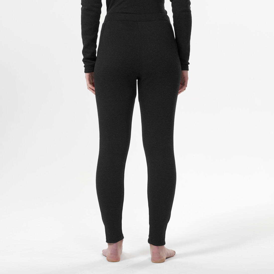 Sous-vêtement pantalon thermique de ski femme - bl 100 bas - noir