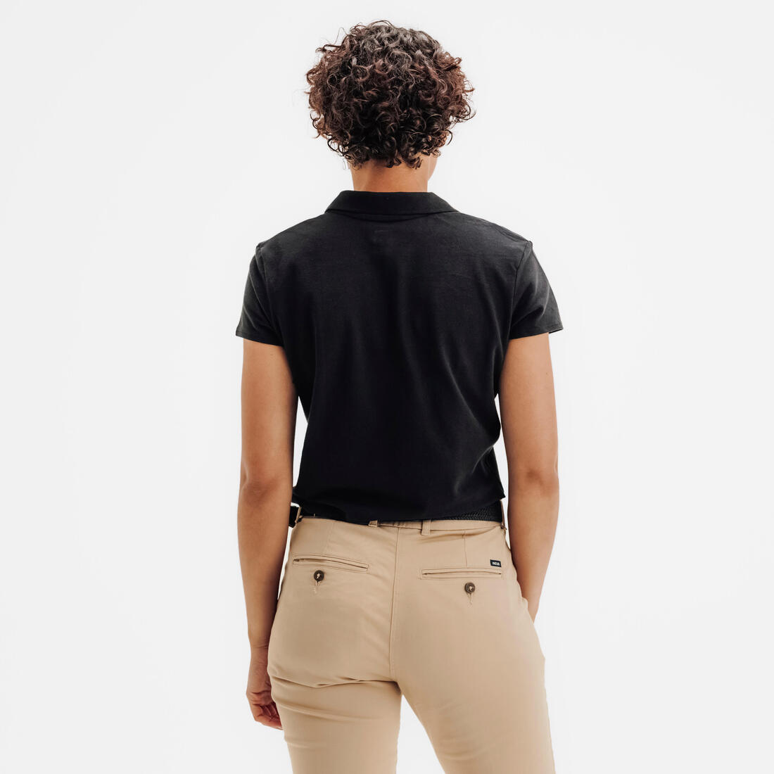 Polo de golf 100% coton manches courtes femme, MW100