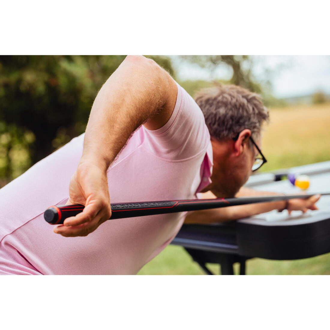 QUEUE DE BILLARD AMERICAIN BC 900 BLACK FIBER, en 1 partie en fibre, 13 mm
