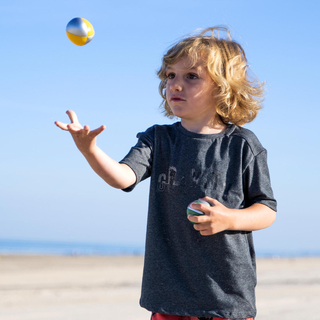 Lot de 3 balles de jonglage pour petites mains 55mm 60g + sac de transport