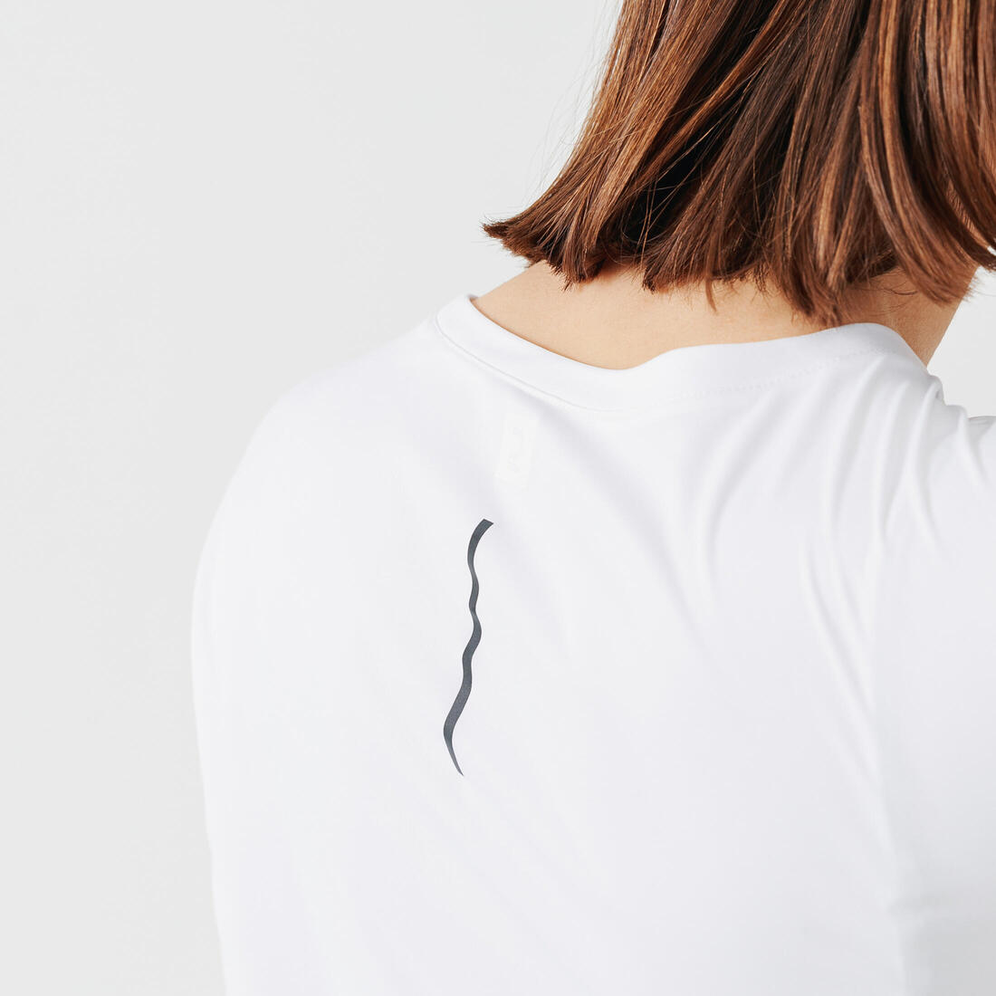 T-shirt manches longues running femme - sun protect noir