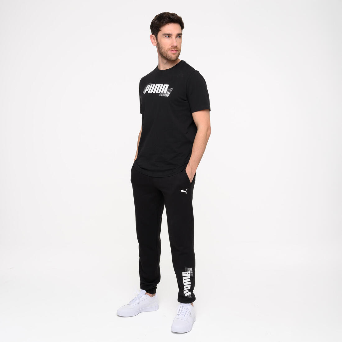 Pantalon de jogging homme, noir
