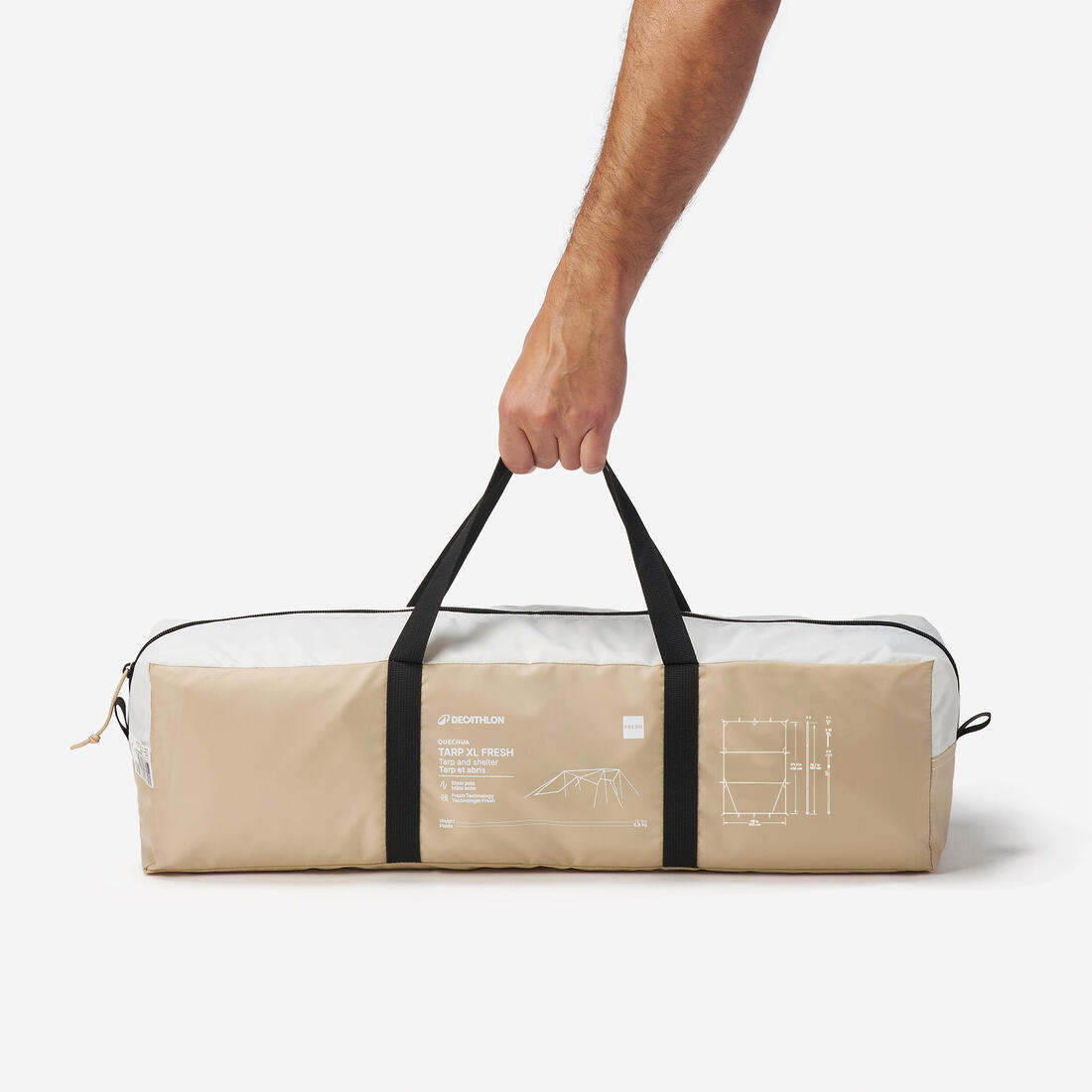 Tarp abri de camping multifonction, Fresh XL