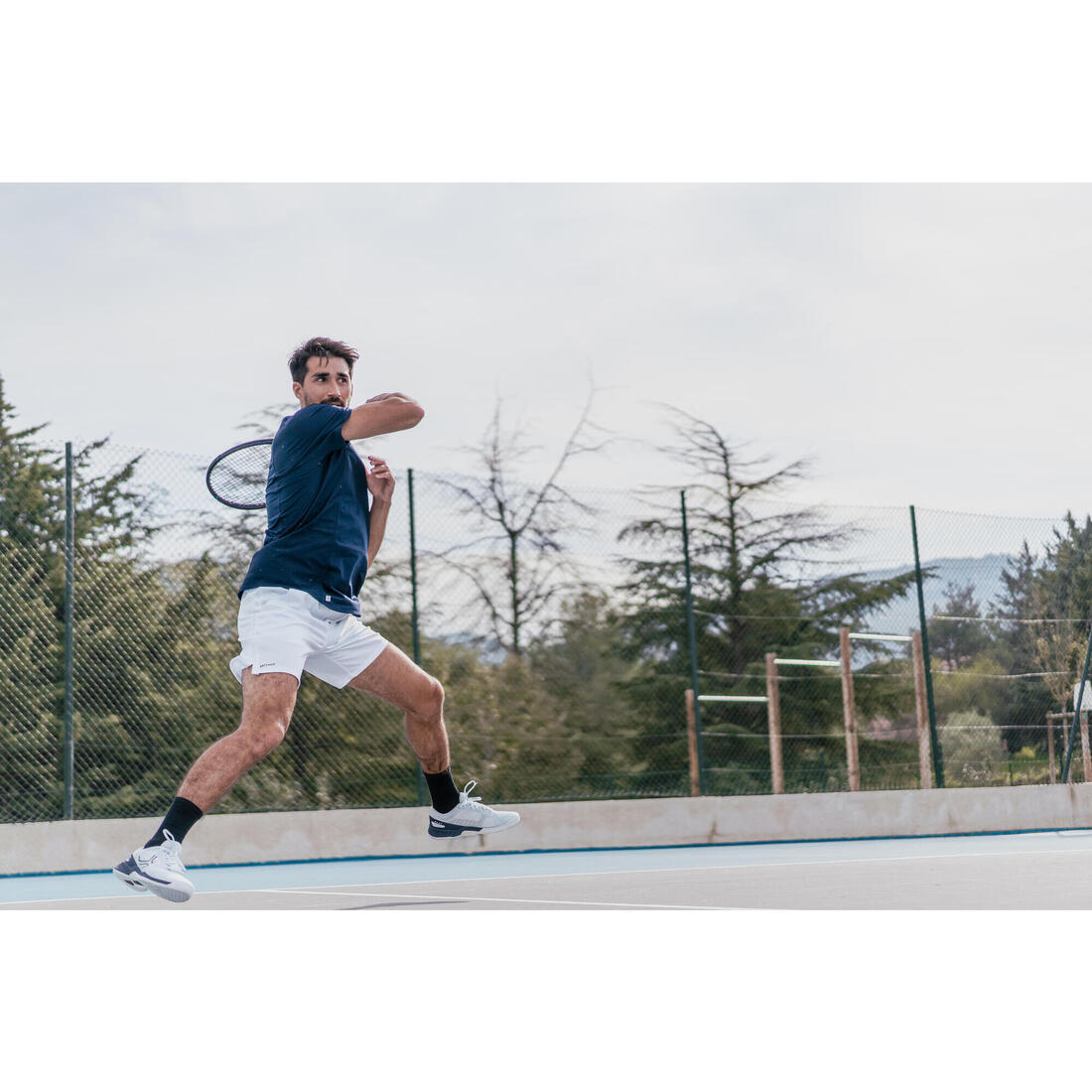 T-shirt tennis manches courtes homme - Artengo DRY Gaël Monfils