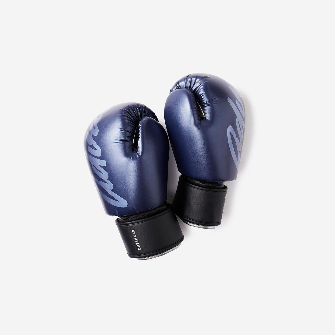 Gants de kick-boxing et muay-thaï, bleu