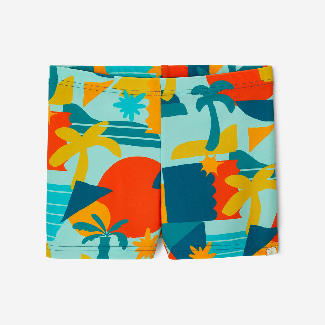 Boxer de bain bébé / enfant bleu imprimé crabes – 8919825