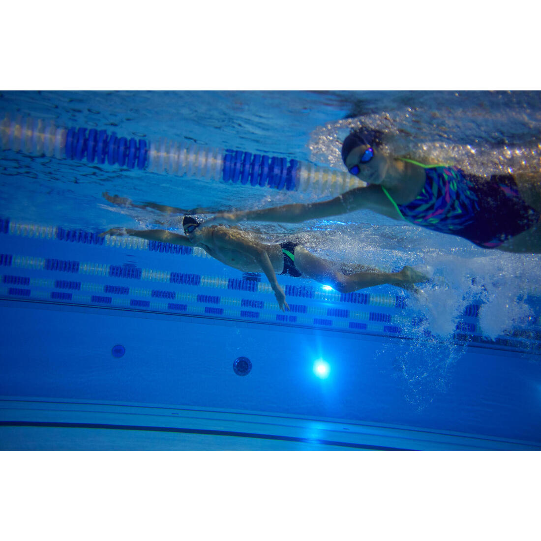 Maillot de bain slip natation garcon  900 yoke grad vert