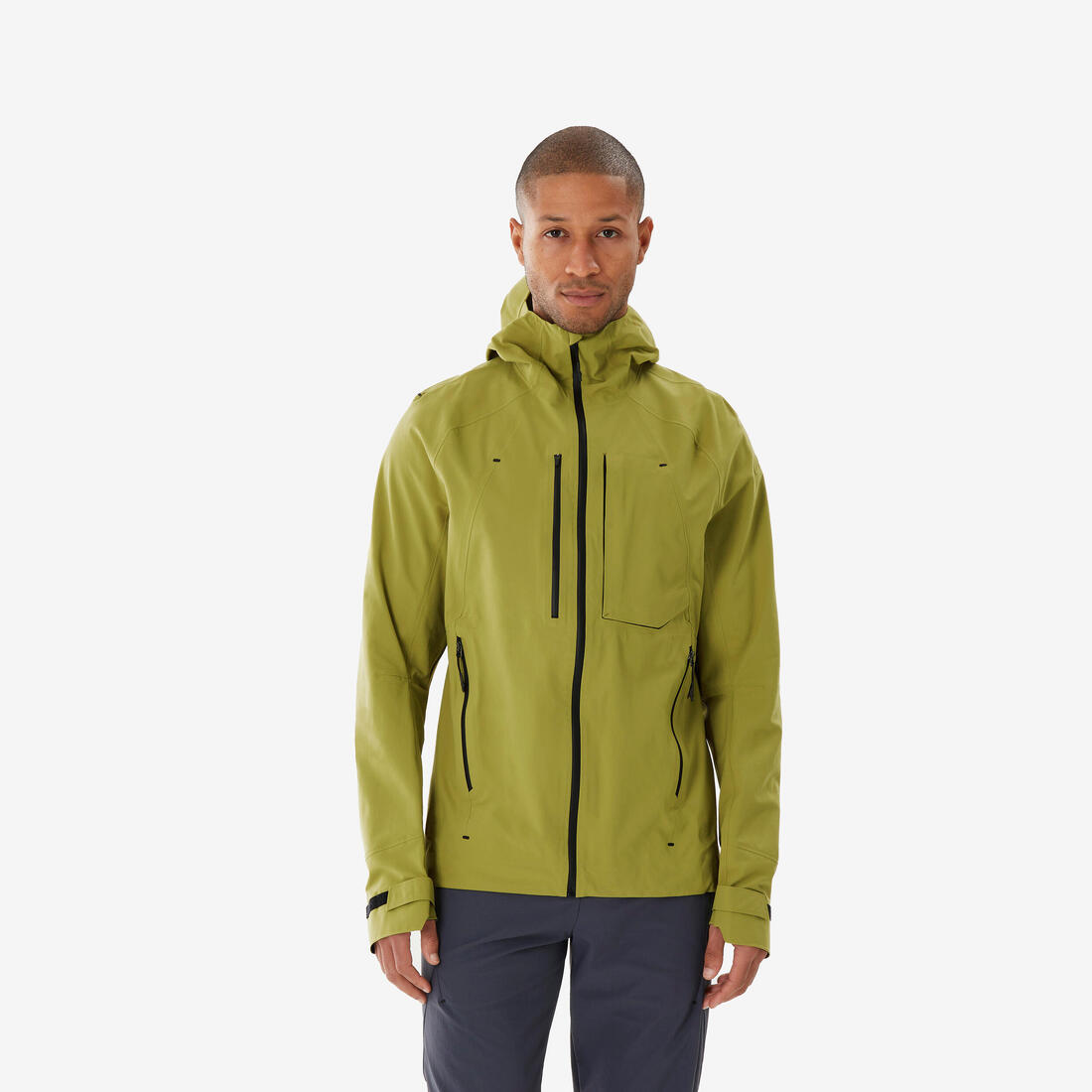 Veste de randonnée imperméable et légère homme, MH900