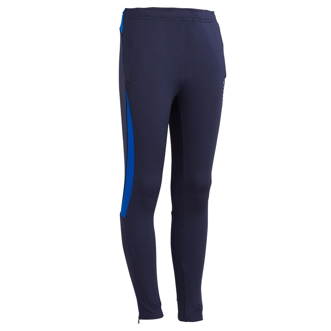 Pantalon de football d'entrainement enfant TP 900 noir et gris foncé. – bleu indigo
