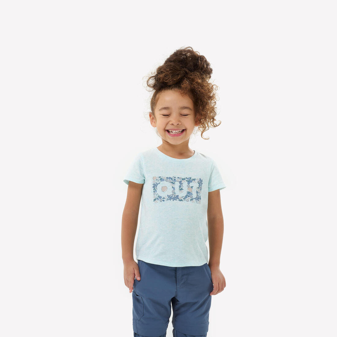 T-Shirt enfant MH100 vert - 2-6 ANS – vert délicat
