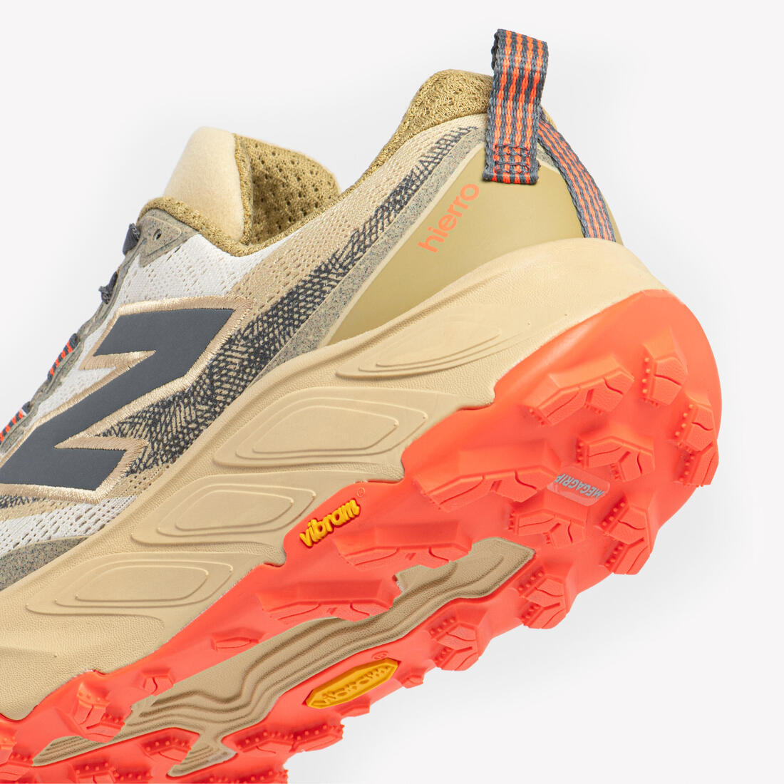 Chaussures de running trail homme, New balance hierro v9, jaune et