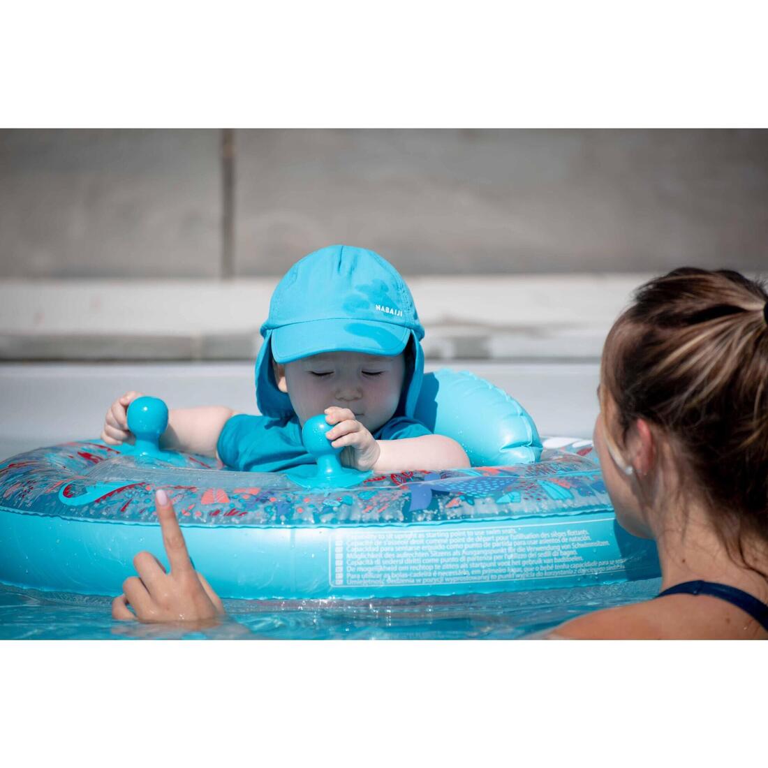 Casquette anti UV bébé nageur