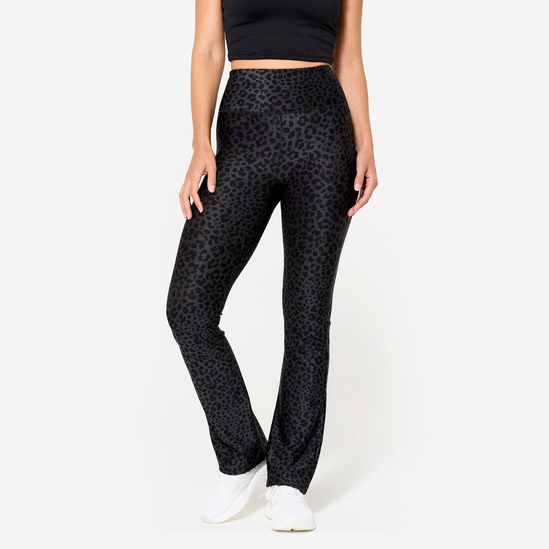 Legging de sport droit et respirant femme, imprimé