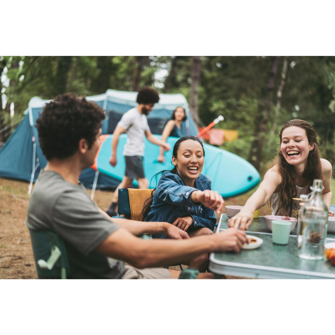 Tente de camping 6 places 3 chambres, Arpenaz 6.3