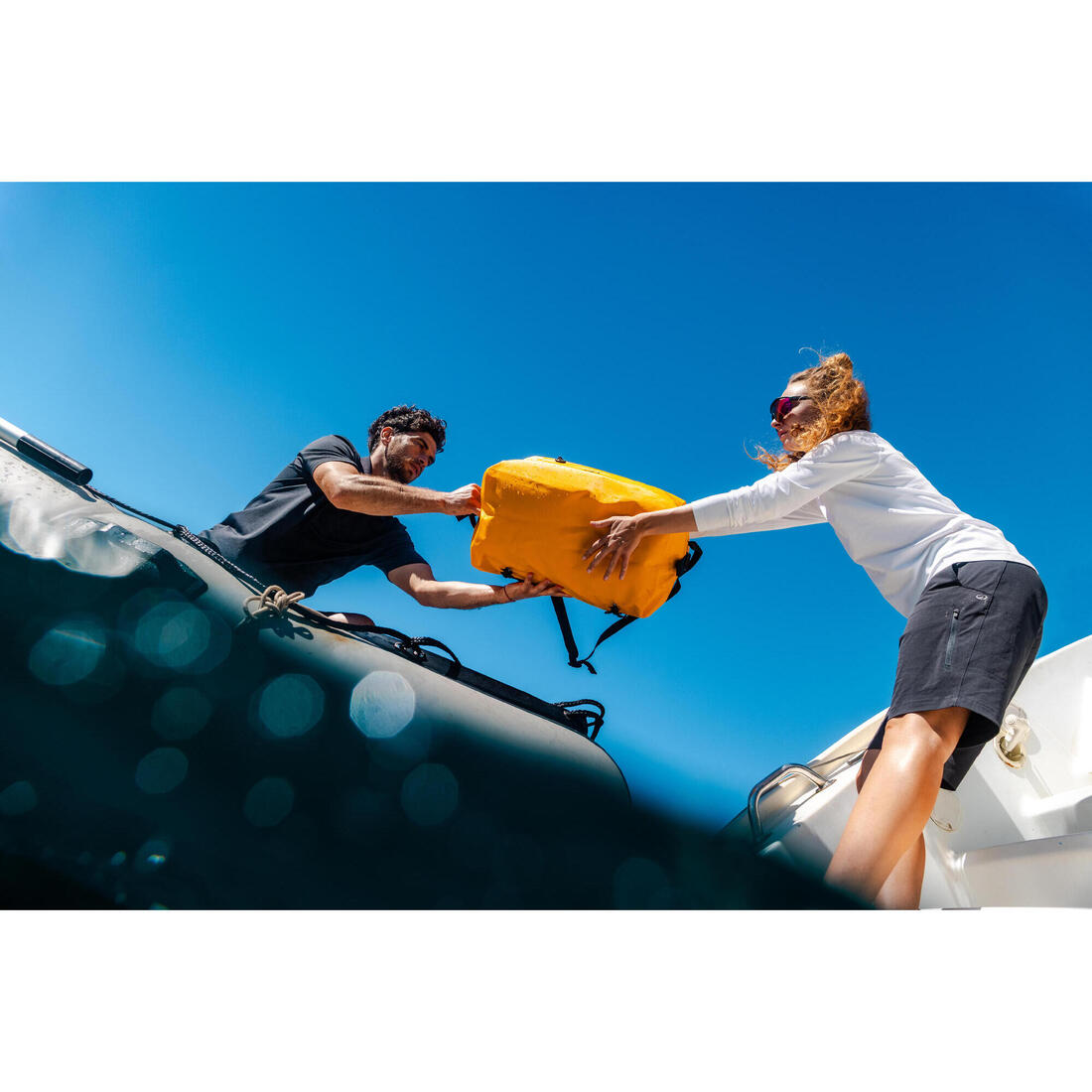 Sac de voyage étanche sports d’eau 40 L, IPX6