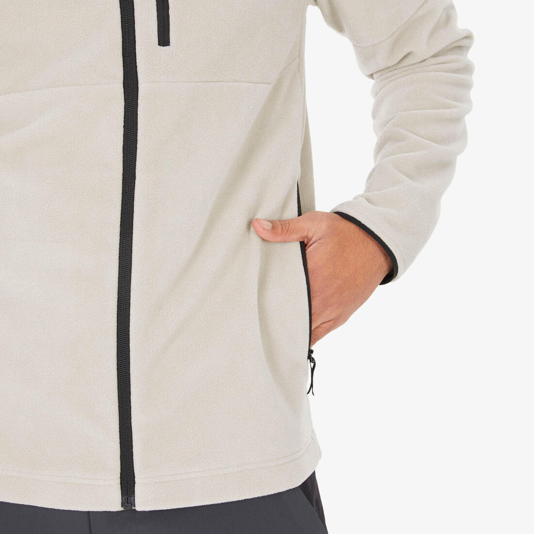 Polaire de randonnée montagne homme, MH500 full zip