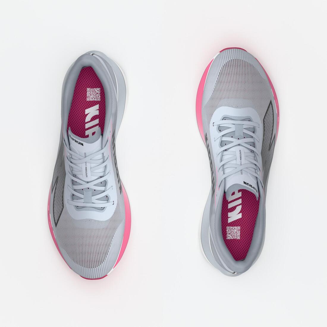 Chaussures de running avec plaque Carbone Femme, Kiprun Kipstorm Challenger CNY