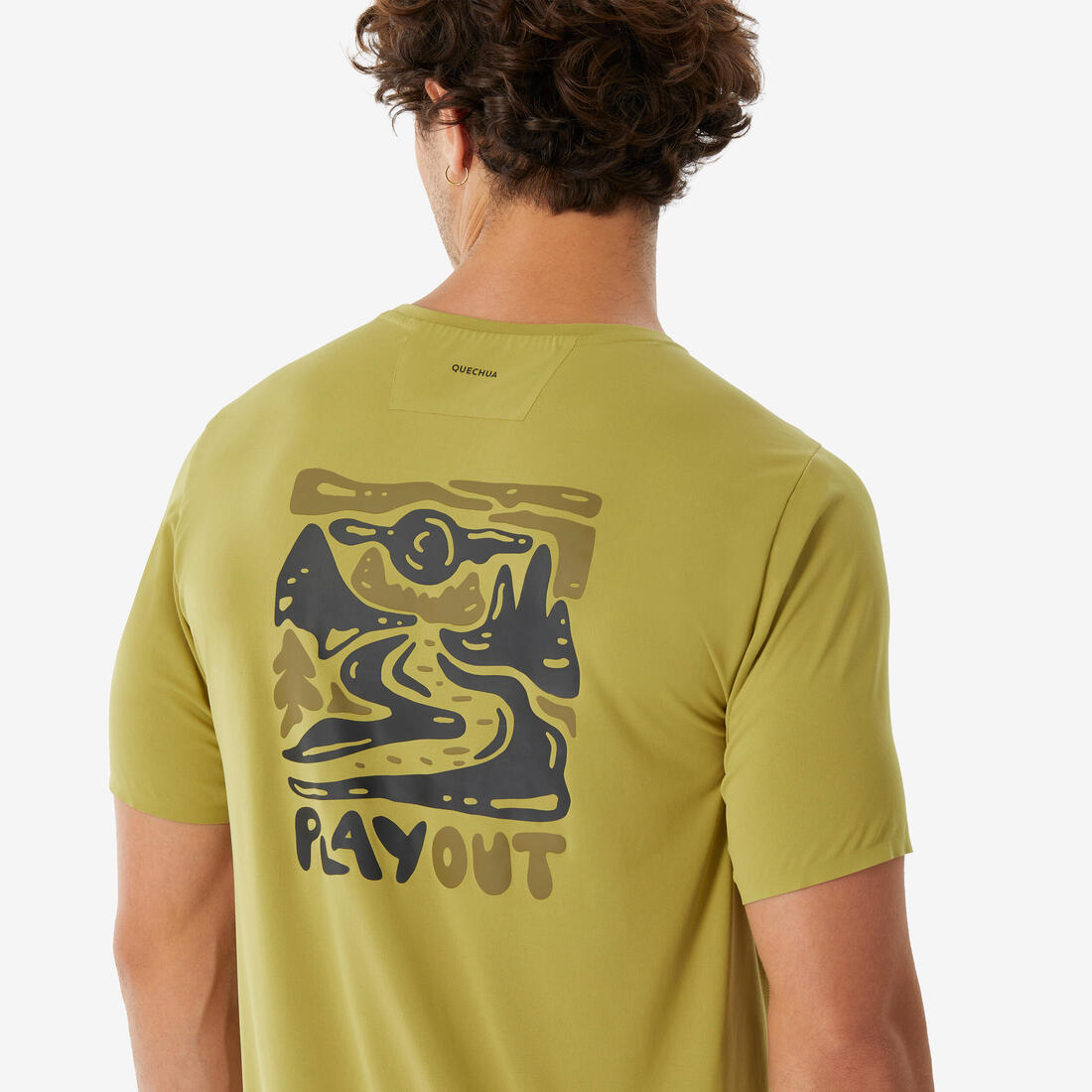 T-shirt de randonnée manches courtes - MH500 - homme