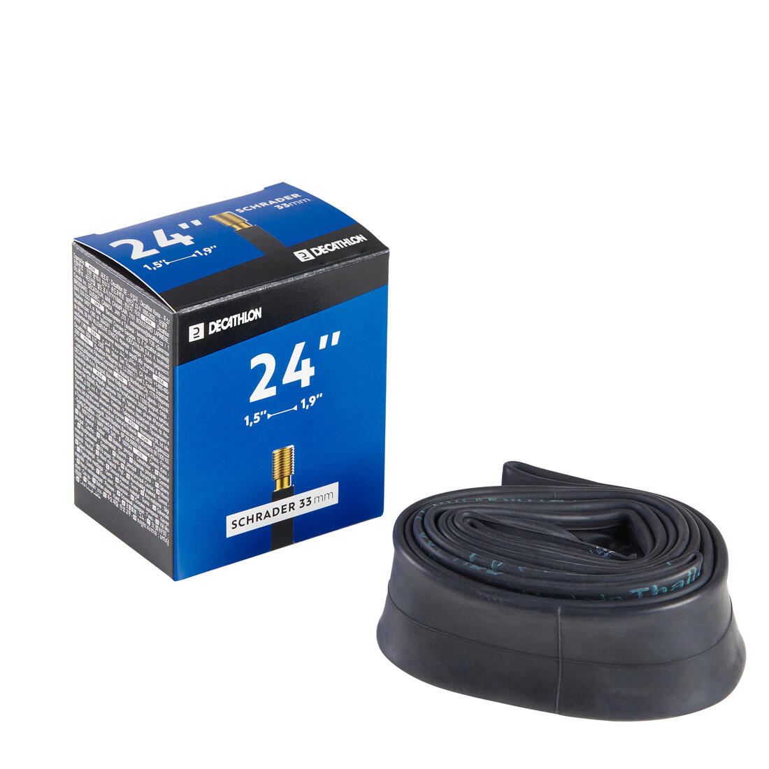 Chambre a air 24 pouces section 1,5 a 1,9 valve schrader