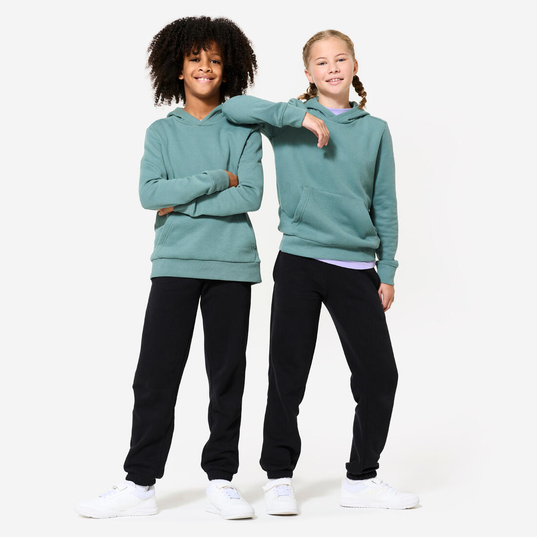 Pantalon de survêtement multisport chaud enfant mixte