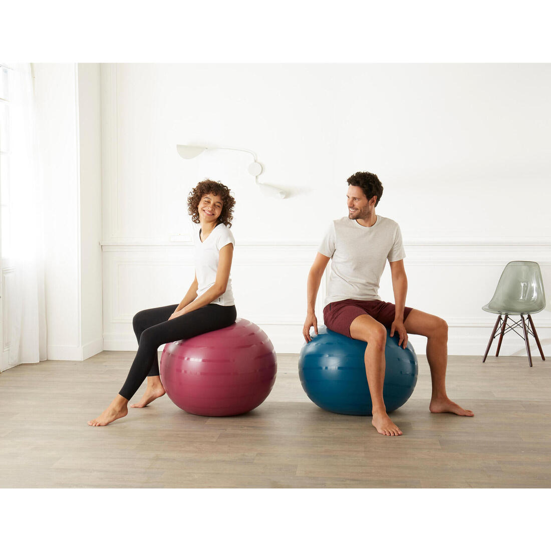 Gym ball taille 2 résistant 65 cm