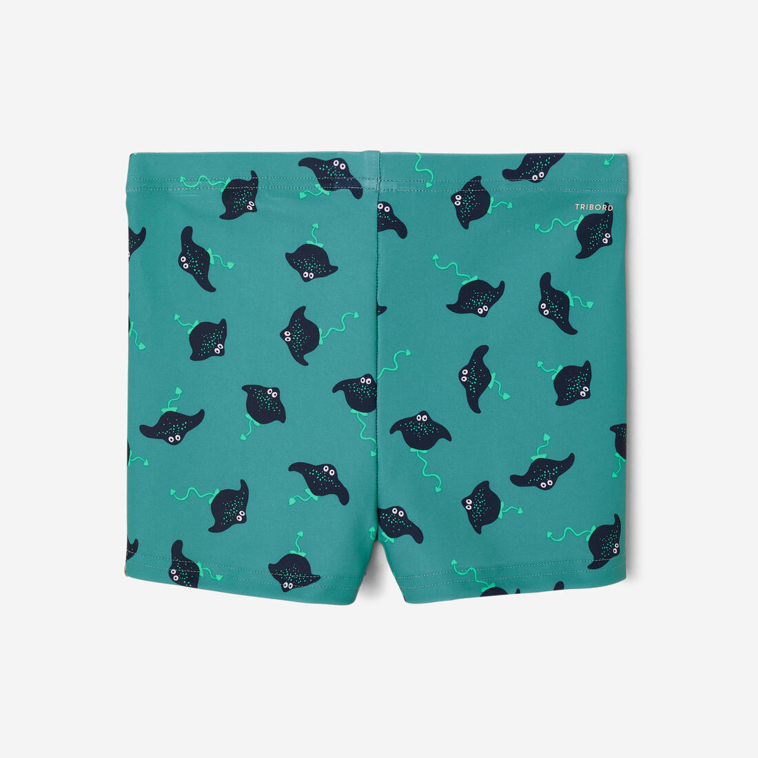 Boxer de bain bébé / enfant bleu imprimé crabes
