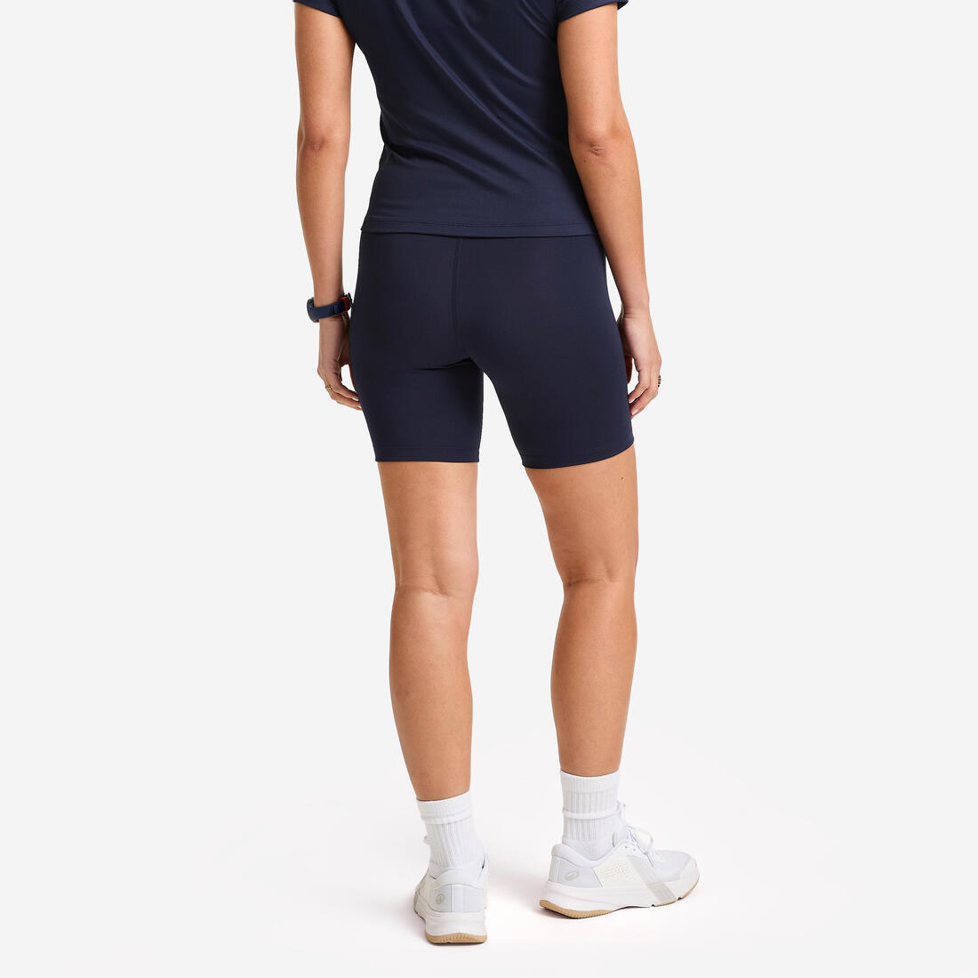 Cycliste avec bandes femme foncé