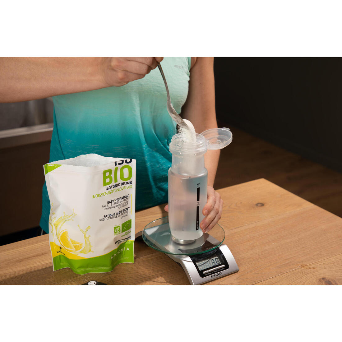 Boisson isotonique en poudre bio - de 3h citron, ISO BIO 480g