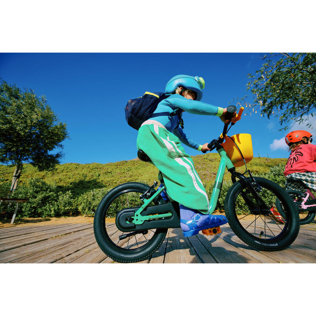 Casque velo enfant 47-55 cm, play 500